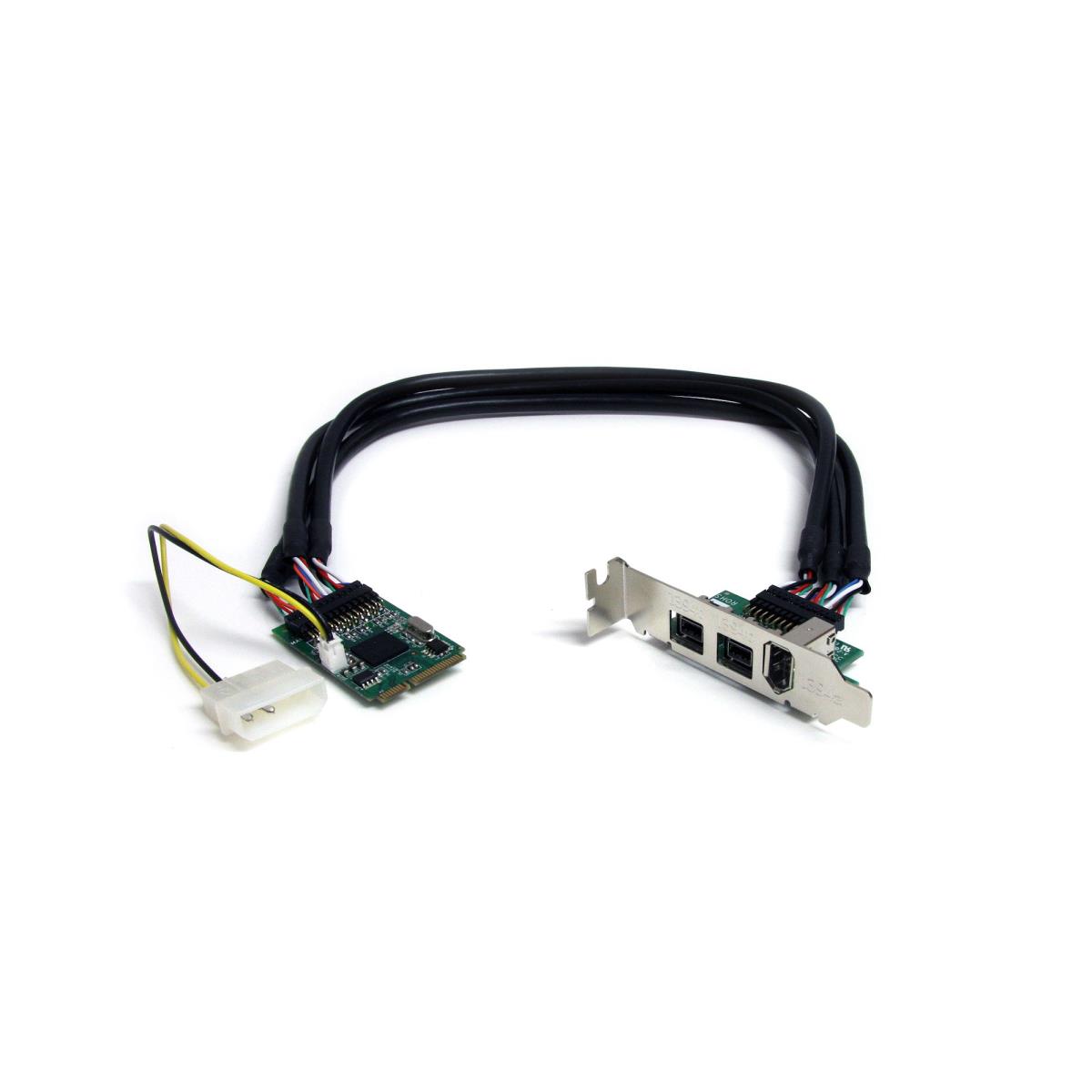 STARTECH.COM Firewire Card Adapter 3 Port 2b 1a 1394 Mini Pci-e