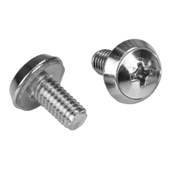STARTECH.COM M6 Mounting Screws And Cage Nuts 100 Pkg