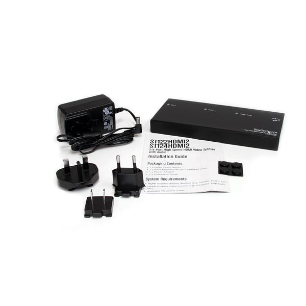 STARTECH.COM Hdmi Video Splitter And Signal Amplifier 2 Port