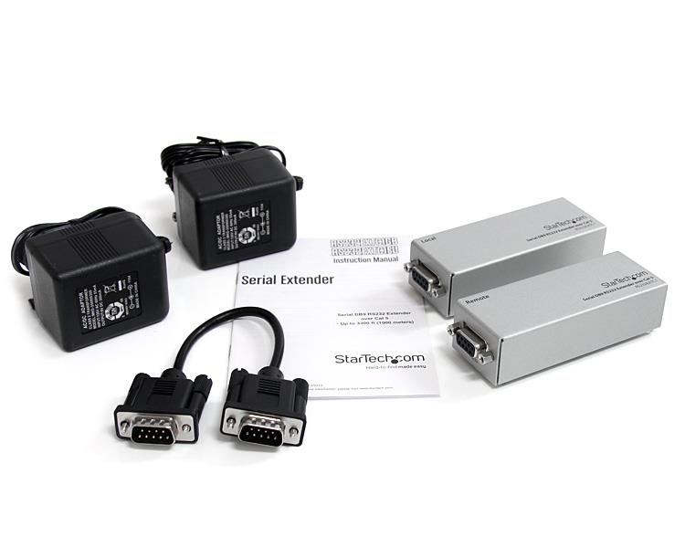 STARTECH.COM Serial Rs232 Extender Over Cat Up To 3300 Ft (1000 Meters)