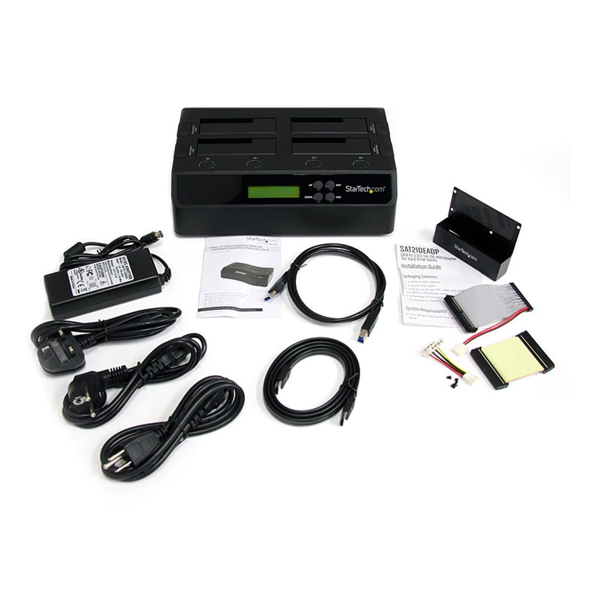 STARTECH.COM Hard Drive Duplicator Dock 4 Bay USB 3.0 Esata To SATA 1:3