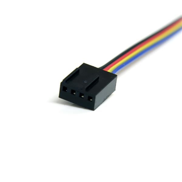 STARTECH.COM Fan Power Extension Cable 12in 4 Pin - M/f