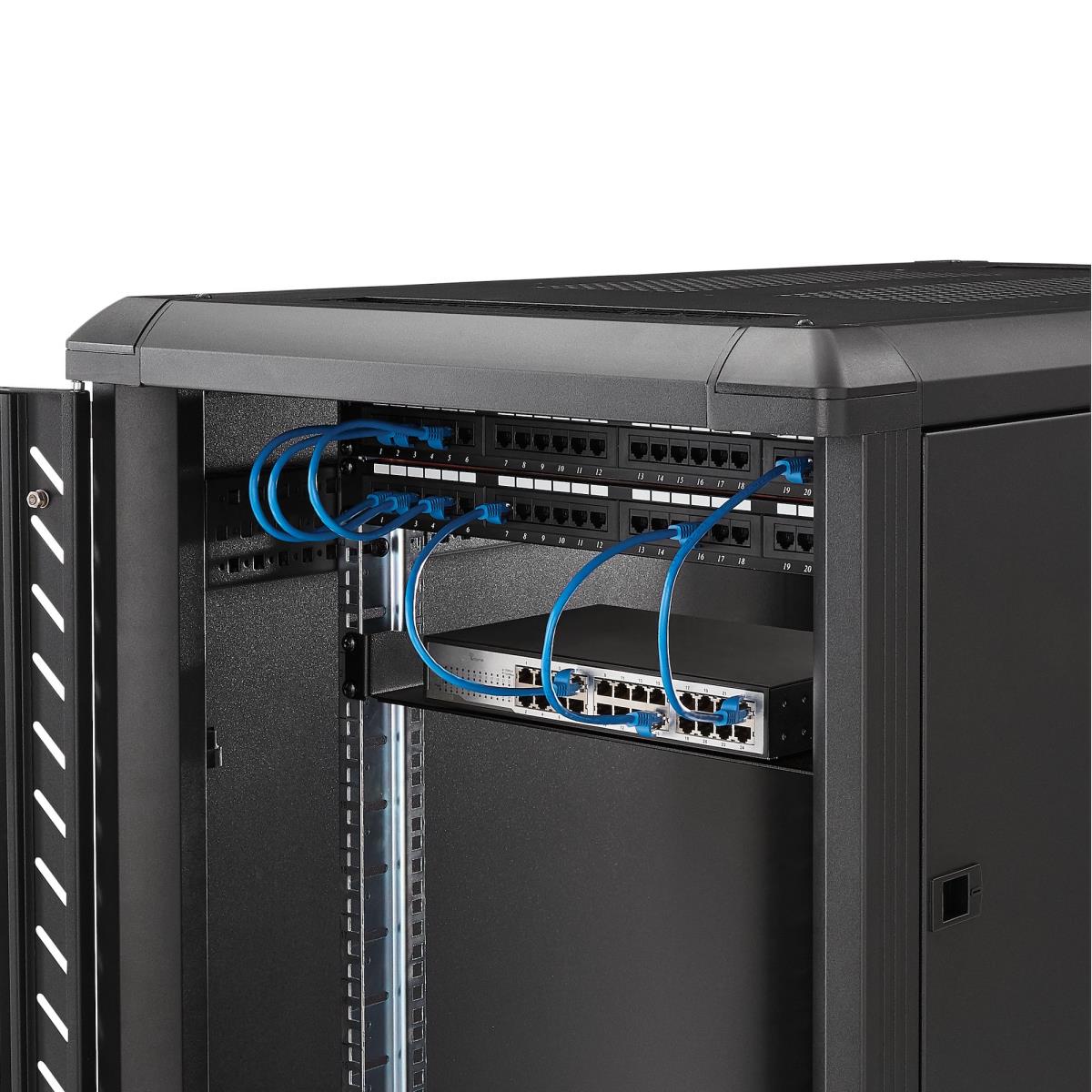STARTECH.COM Universal Fixed Server Rack Cabinet Shelf - 19in 1u