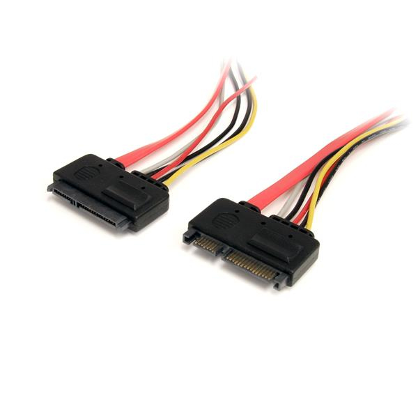 STARTECH.COM SATA Power And Data Extension Cable 22pin 12in