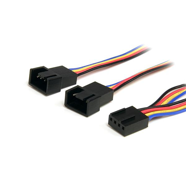 STARTECH.COM Pwm Fan Extension Power Y Cable F/m 4 Pin 12in