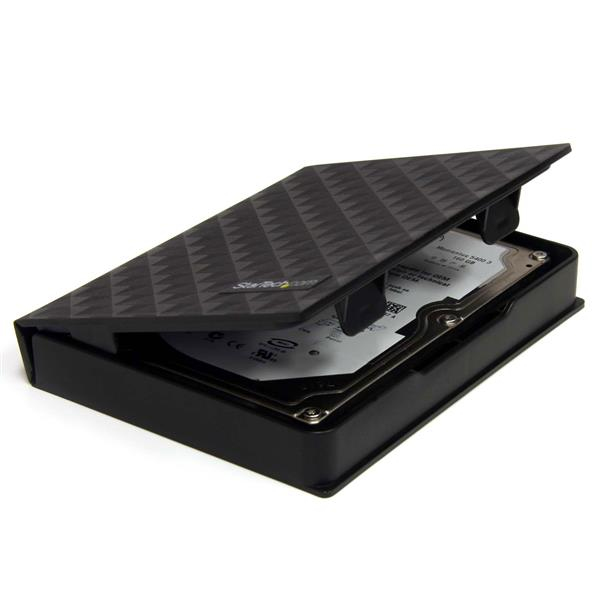 STARTECH.COM Anti-static Hard Drive Protector Case 2.5in - Black 3-pk