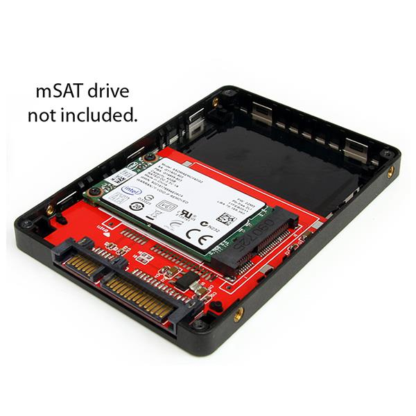 STARTECH.COM Sata To Mini SATA SSD Adapter Enclosure 2.5in