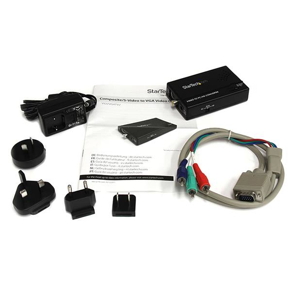 STARTECH.COM Composite And S-video To Vga Video Scan Converter