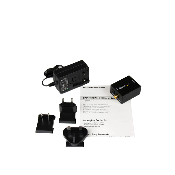 STARTECH.COM Spdif Digital Coax Or Toslink Stereo Rca Audio Converter