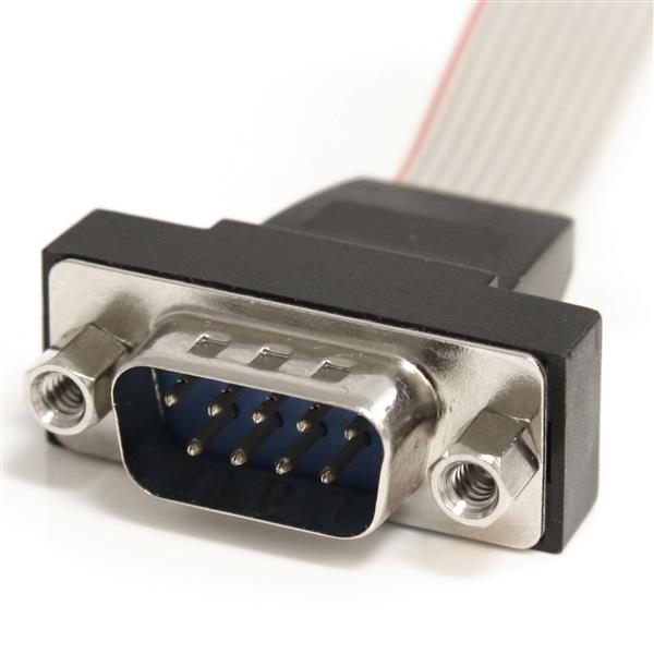 STARTECH.COM Serial To 10pin Header Panel Mount Cable 16in/9pin