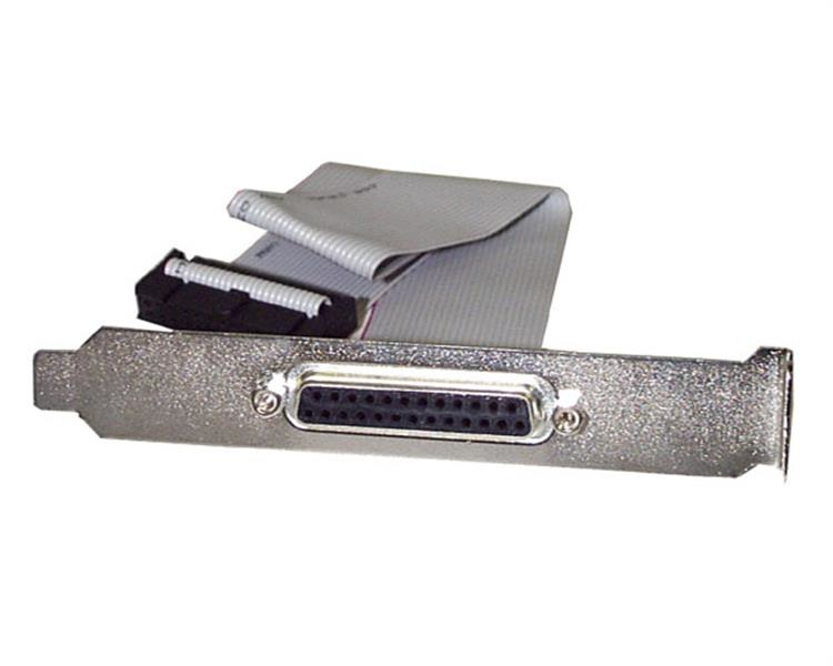 STARTECH.COM Db25 Parallel Female To Id 25 Pin Header Slot Plate 16in