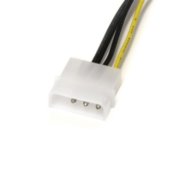 STARTECH.COM Power Adapter Cable Low Profile4 To 8 Pin Pci-e Video Card 6in