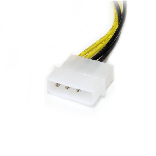 STARTECH.COM Power Adapter Cable Low Profile4 To 8 Pin Pci-e Video Card 6in