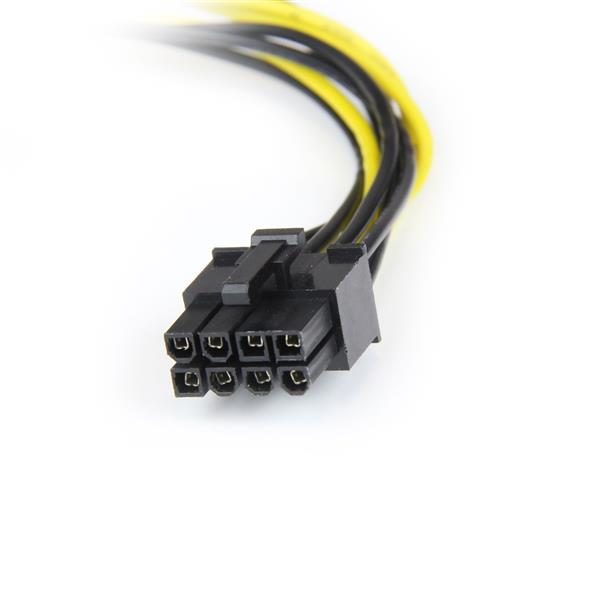 STARTECH.COM Power Adapter Cable Low Profile4 To 8 Pin Pci-e Video Card 6in