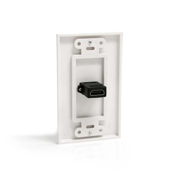 STARTECH.COM Single Outlet Female Hdmi - Wall Plate White