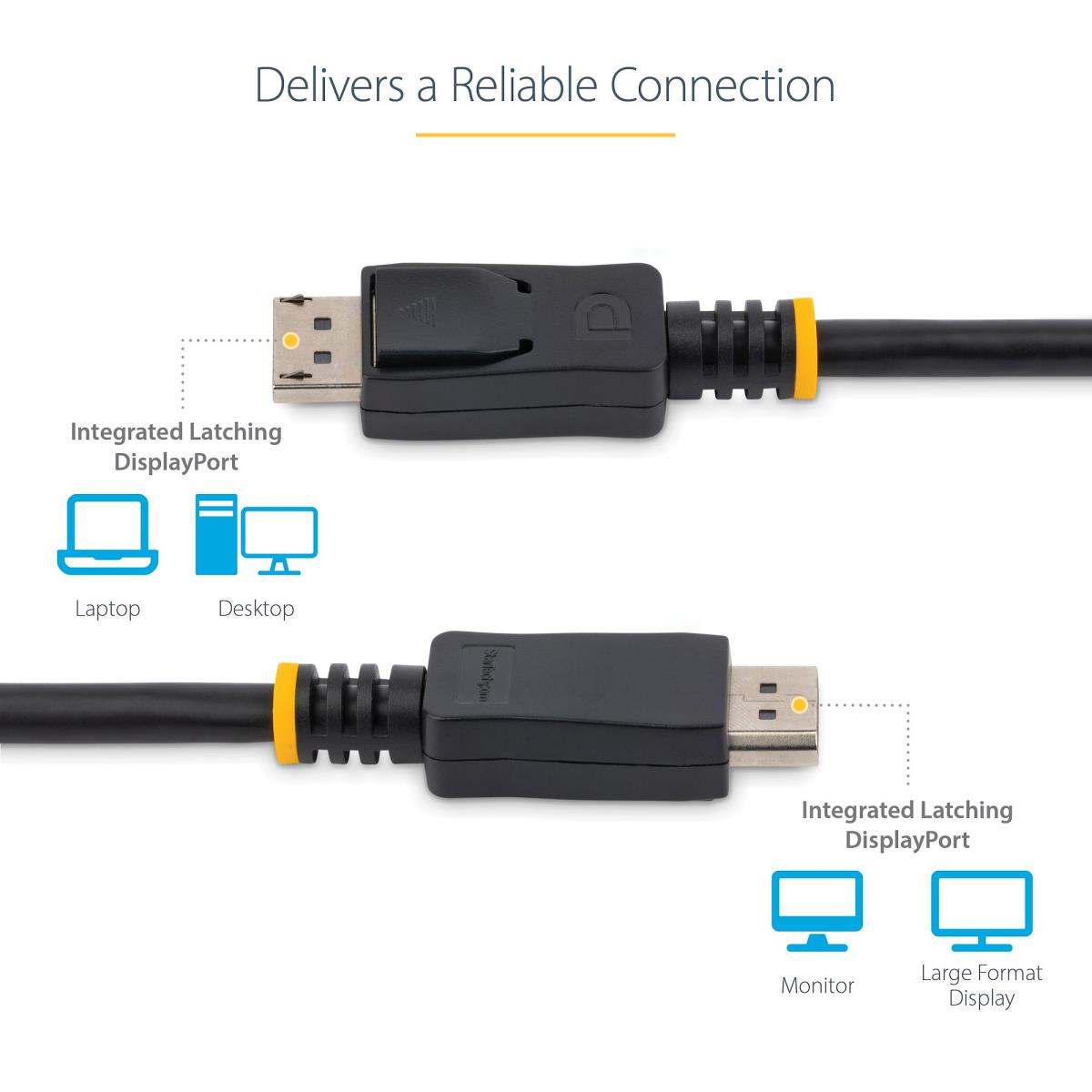 STARTECH.COM DisplayPort Cable With Latches - M/m 3m