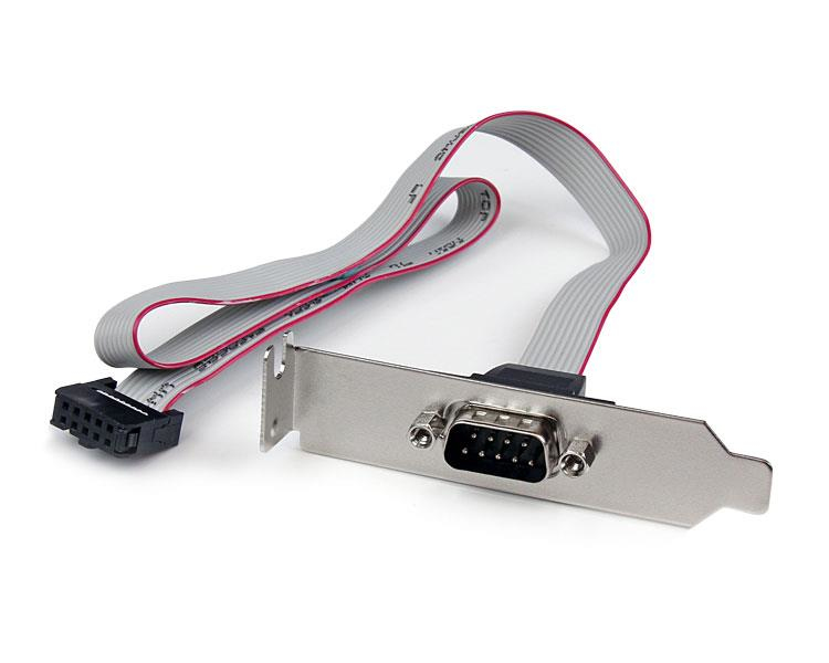 STARTECH.COM Db9 Serial Port Bracket To 10 Pin Header 1 Port 16in - Low Profile