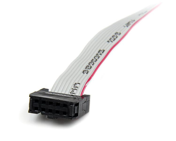 STARTECH.COM Db9 Serial Port Bracket To 10 Pin Header 1 Port 16in - Low Profile