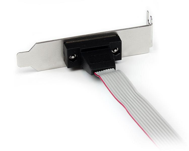 STARTECH.COM Db9 Serial Port Bracket To 10 Pin Header 1 Port 16in - Low Profile