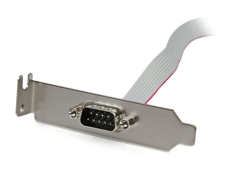 STARTECH.COM Db9 Serial Port Bracket To 10 Pin Header 1 Port 16in - Low Profile