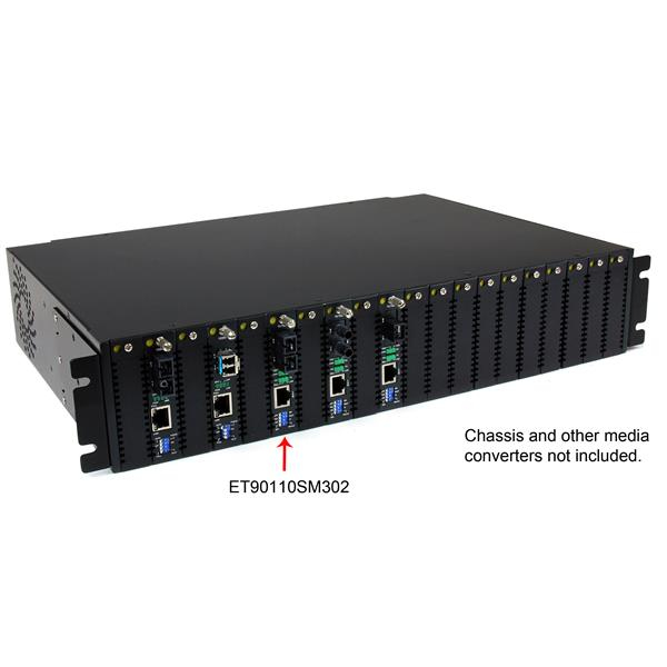 STARTECH.COM Media Converter 10/100 Mbps Single Mode Fiber Sc 30km