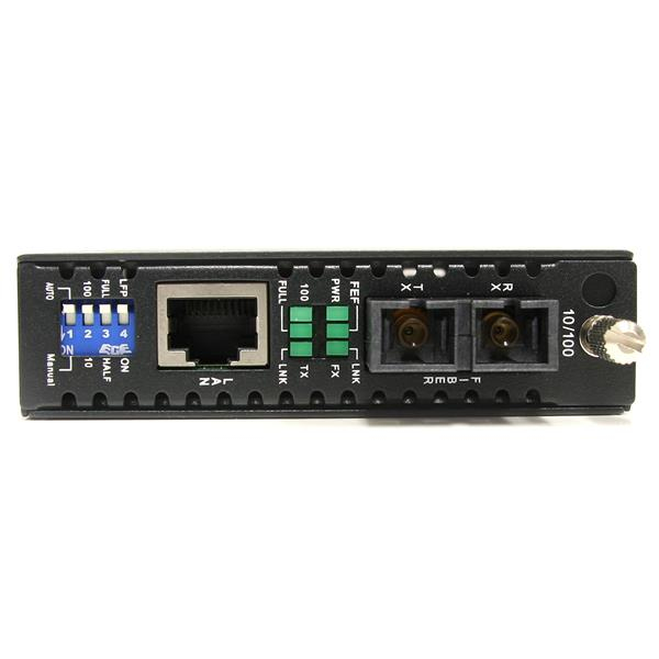 STARTECH.COM Media Converter 10/100 Mbps Single Mode Fiber Sc 30km