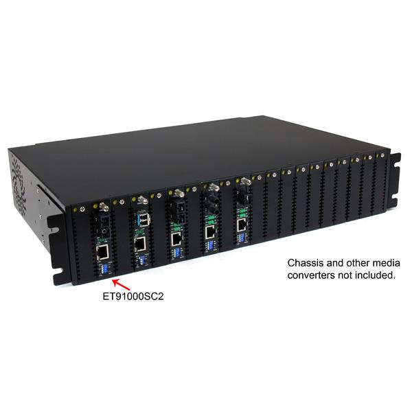 STARTECH.COM Gigabit Ethernet Mm Fiber Converter Sc 550m