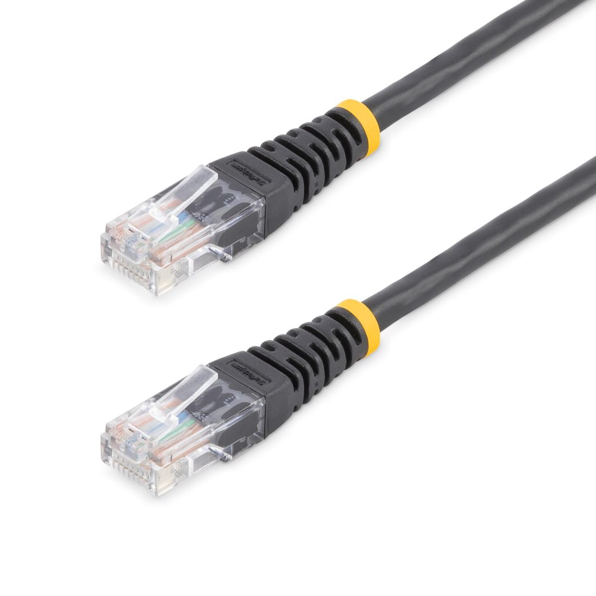STARTECH.COM Patch Cable - Cat 5e - Utp - Molded - 15m - Black