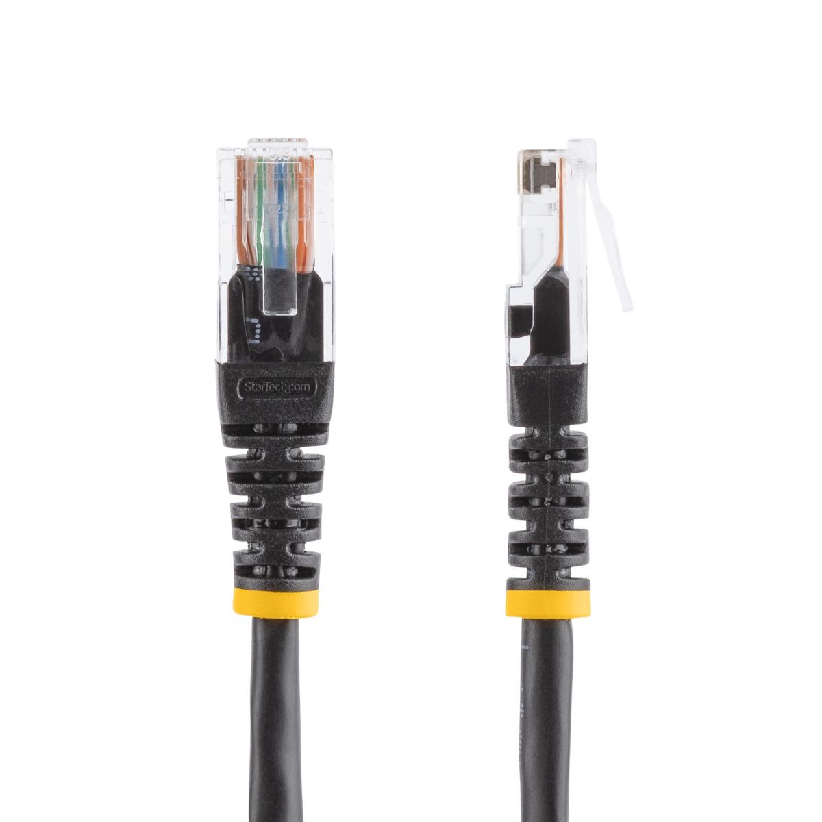 STARTECH.COM Patch Cable - Cat 5e - Utp - Molded - 15m - Black