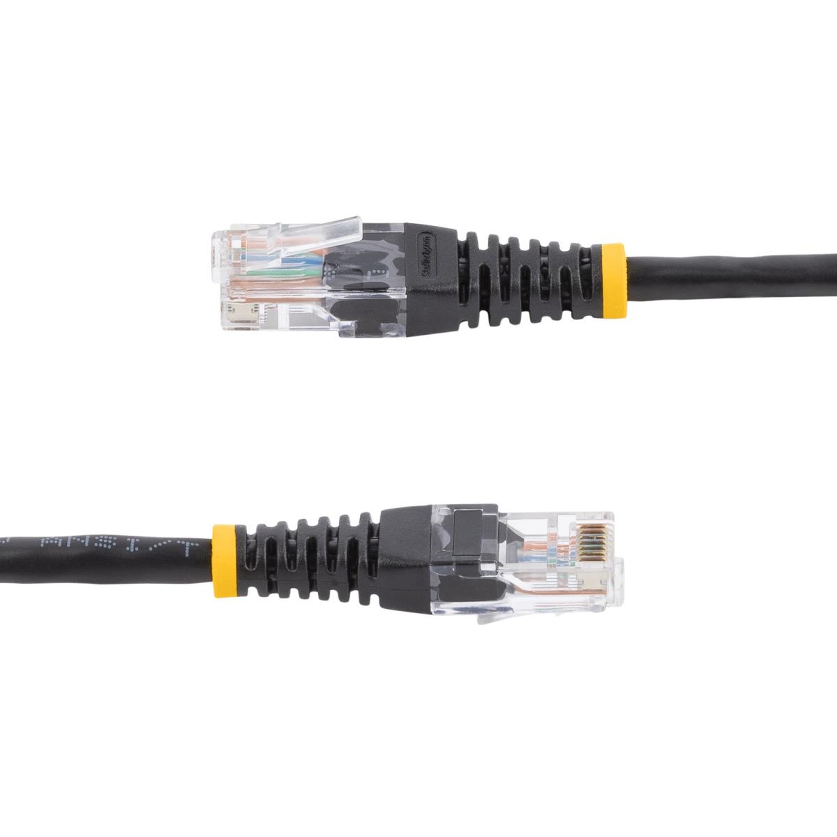 STARTECH.COM Patch Cable - Cat 5e - Utp - Molded - 15m - Black