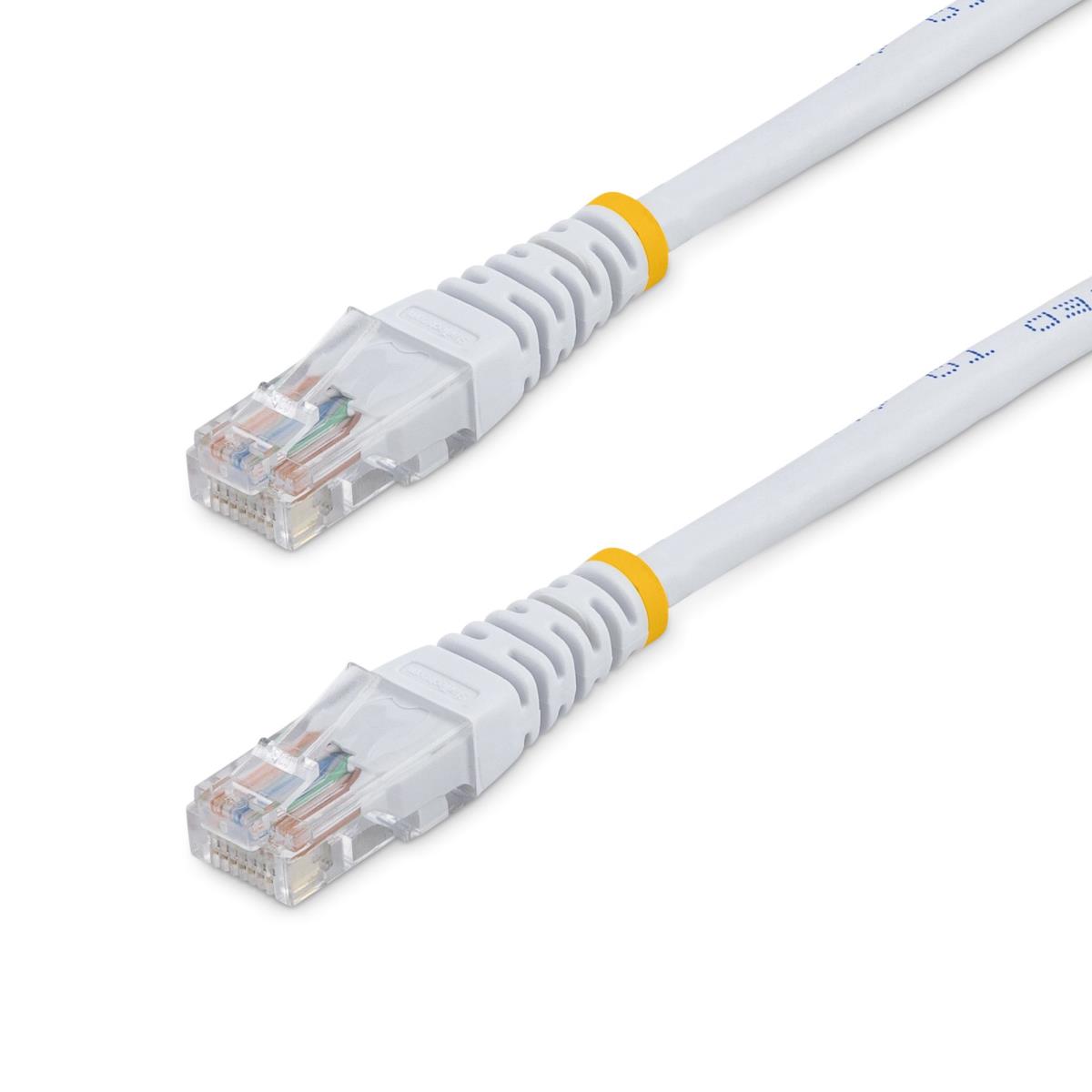 STARTECH.COM Patch Cable - Cat 5e - Utp - Molded - 15m - White