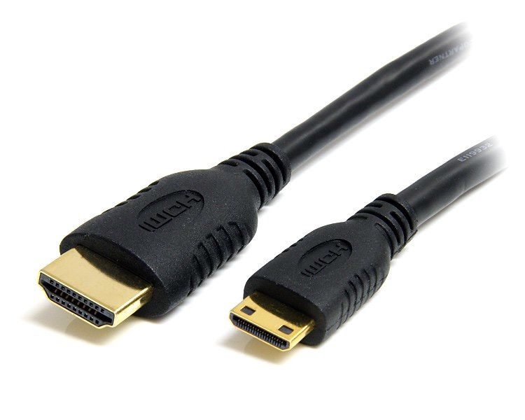 STARTECH.COM High Speed Hdmi Cable With Ethernet - Hdmi To Hdmi Mini- M/m 0.5m