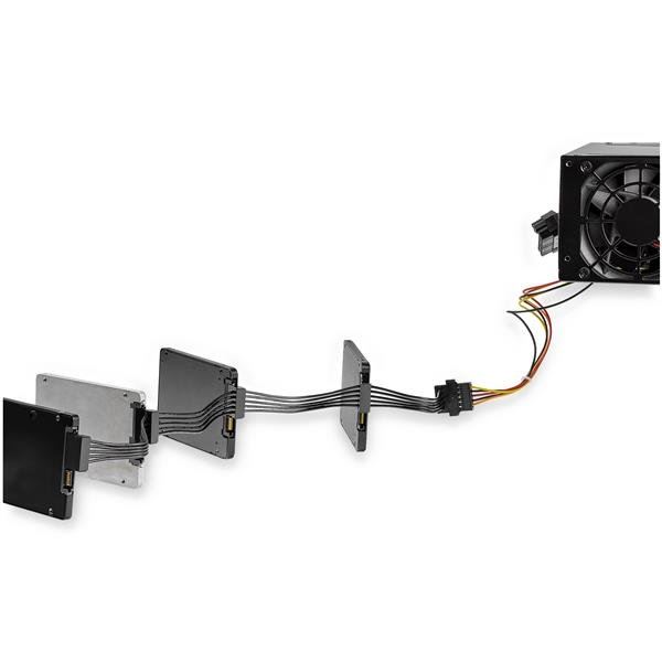 STARTECH.COM SATA Power Splitter Adapter Cable 4x