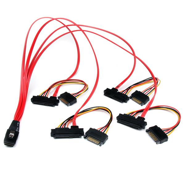 STARTECH.COM Internal Mini SAS Cable - F8087 To 4x Sff8482 - 50cm
