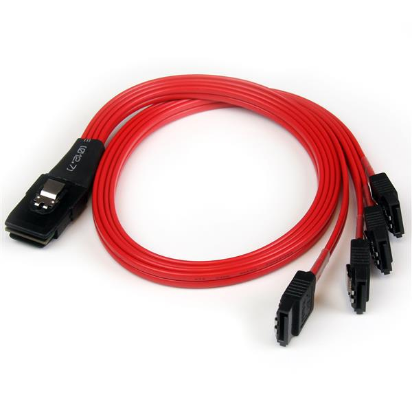 STARTECH.COM Mini SAS To 4x Sat - Serial Attached Scsi To SATA 50cm