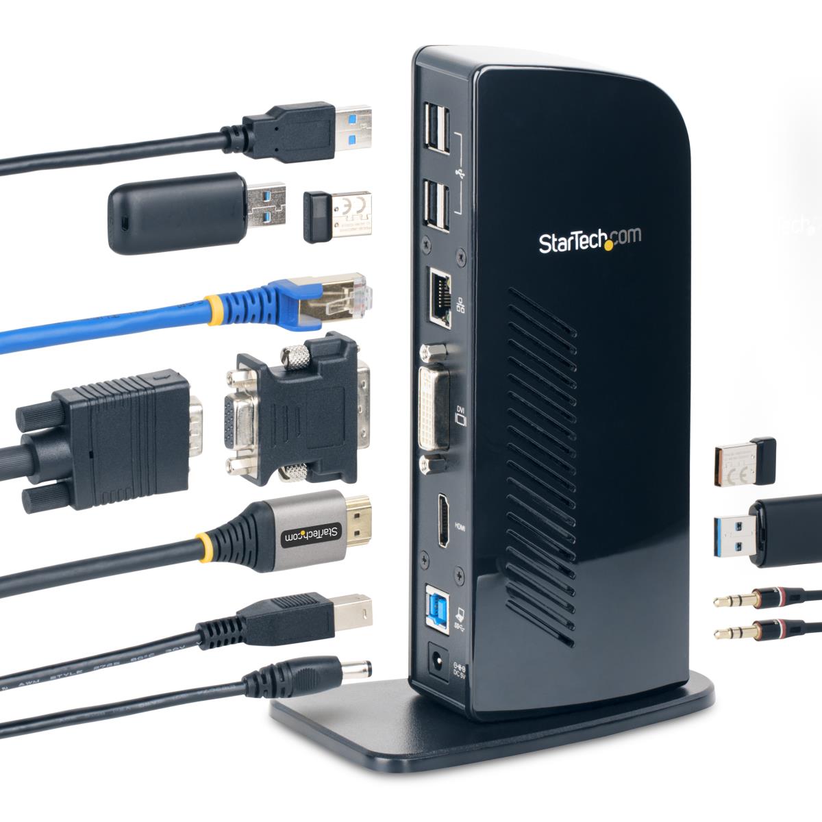 STARTECH.COM Docking Station - Universal USB 3.0 - Dual Video Hdmi DVI W/ Audio Ethernet