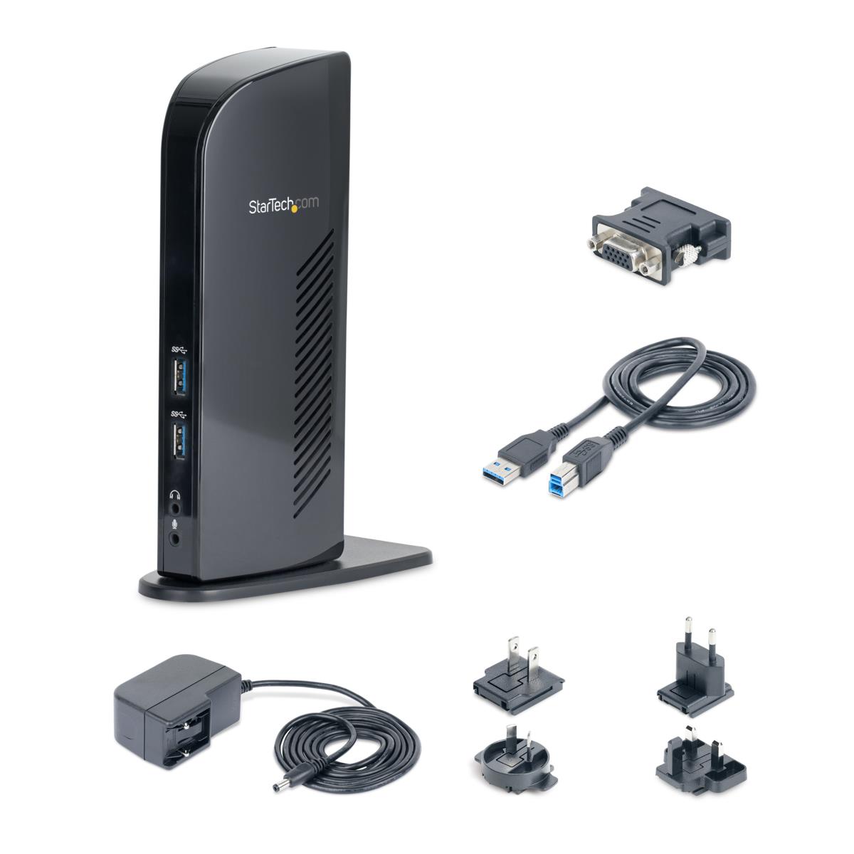 STARTECH.COM Docking Station - Universal USB 3.0 - Dual Video Hdmi DVI W/ Audio Ethernet