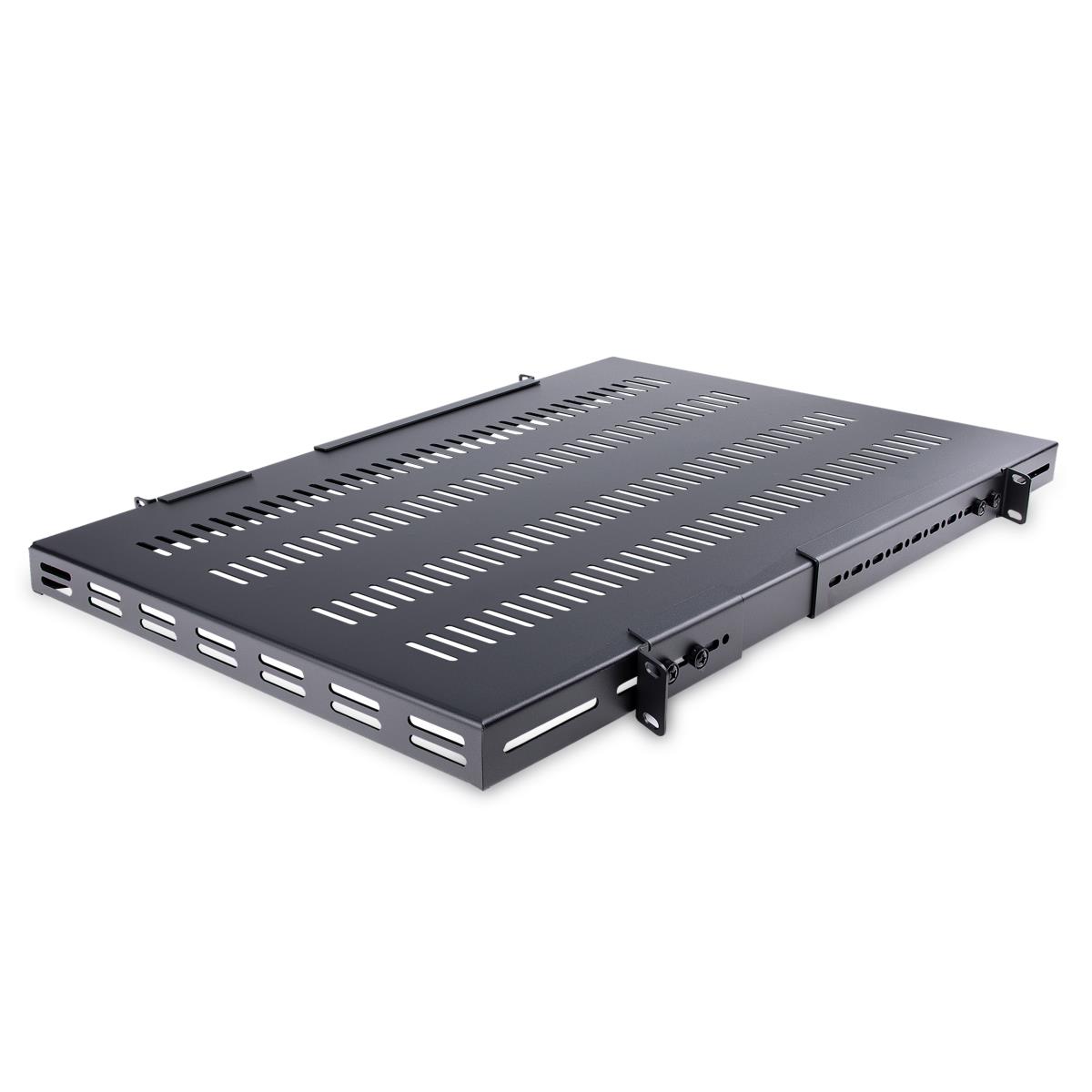 STARTECH.COM Server Rack Shelf Adjust Vented Rack Mount Shelf 1u 19in
