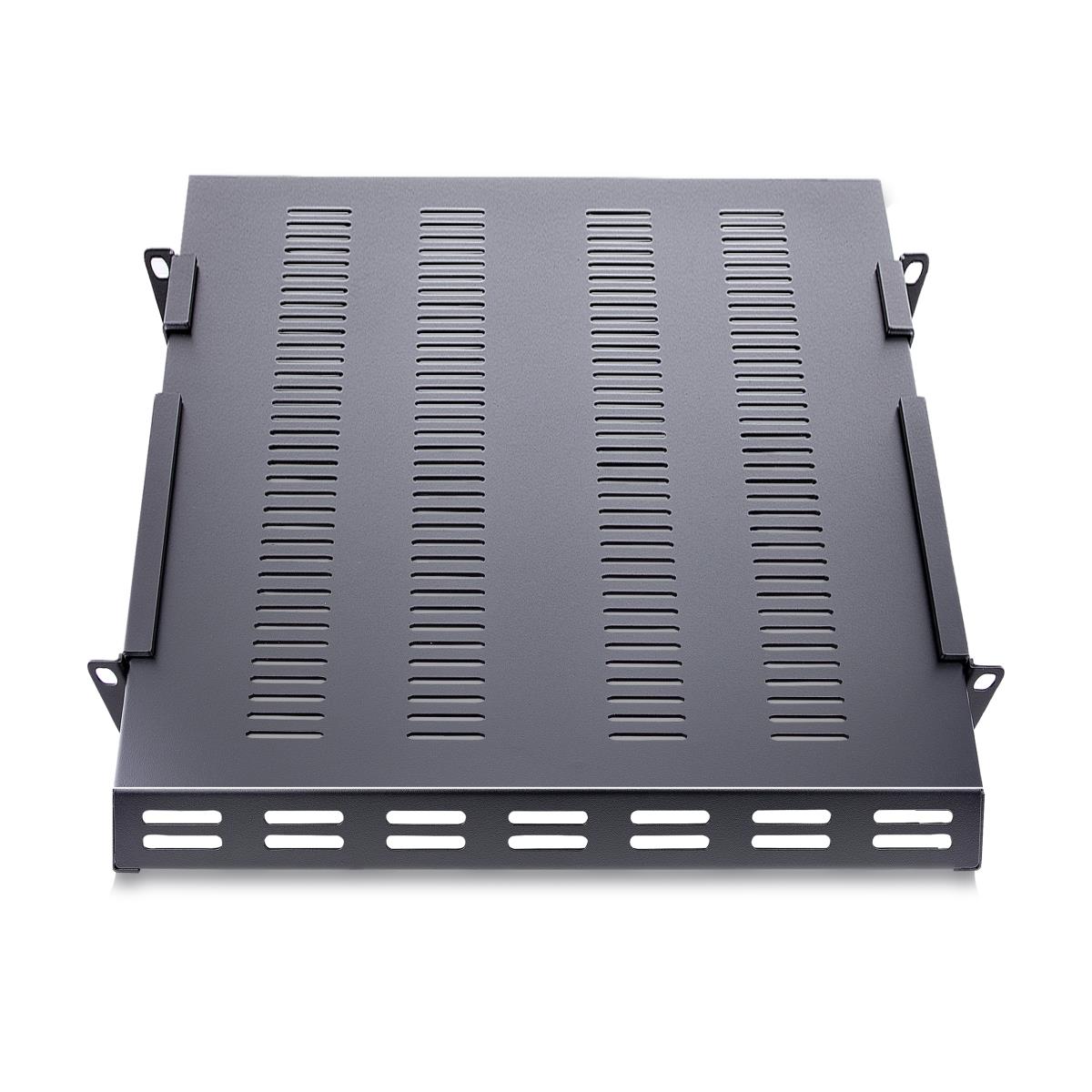STARTECH.COM Server Rack Shelf Adjust Vented Rack Mount Shelf 1u 19in