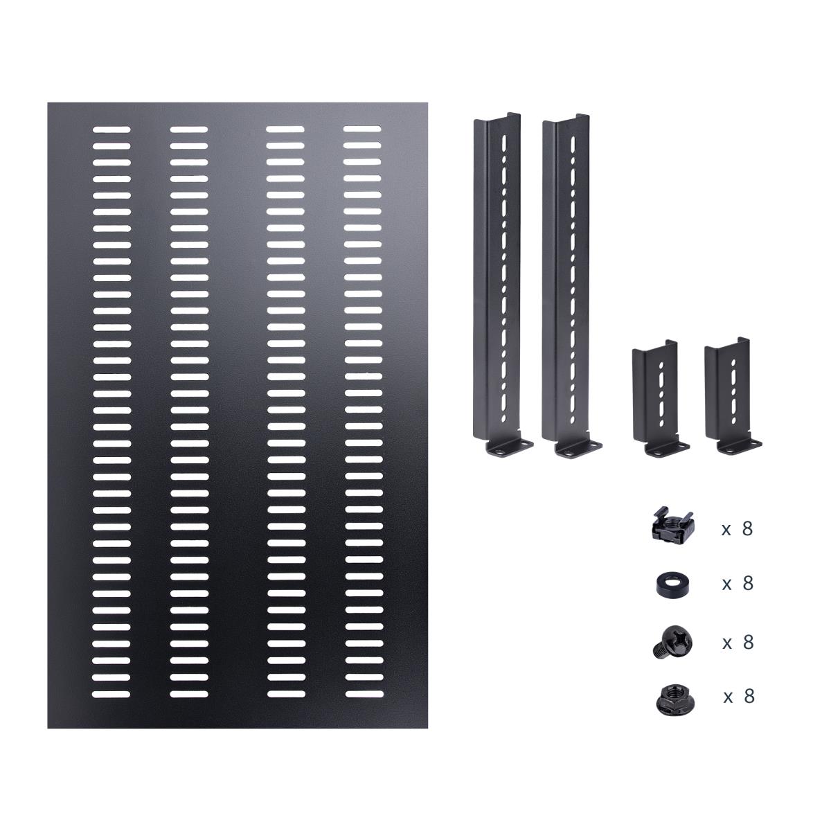 STARTECH.COM Server Rack Shelf Adjust Vented Rack Mount Shelf 1u 19in
