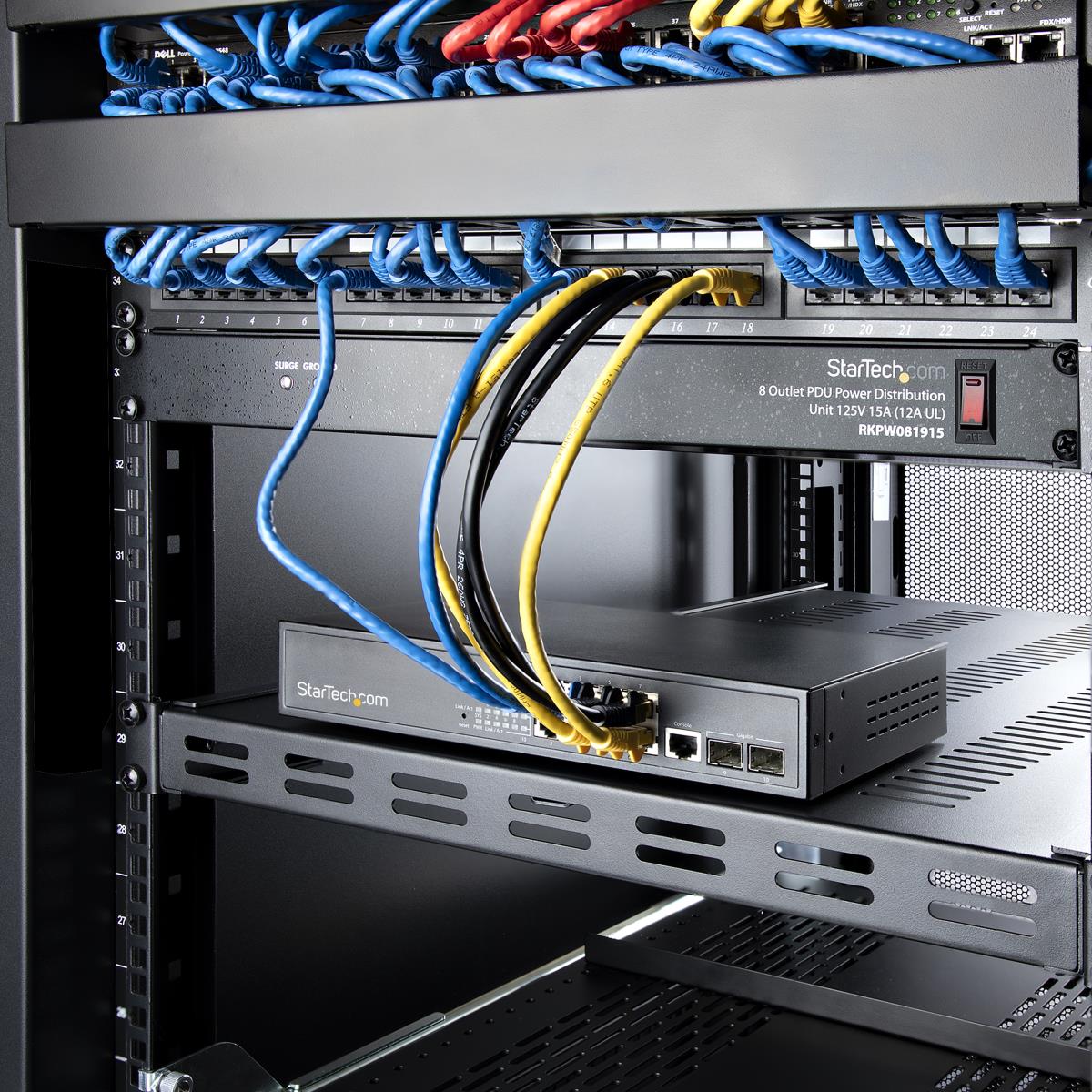 STARTECH.COM Server Rack Shelf Adjust Vented Rack Mount Shelf 1u 19in