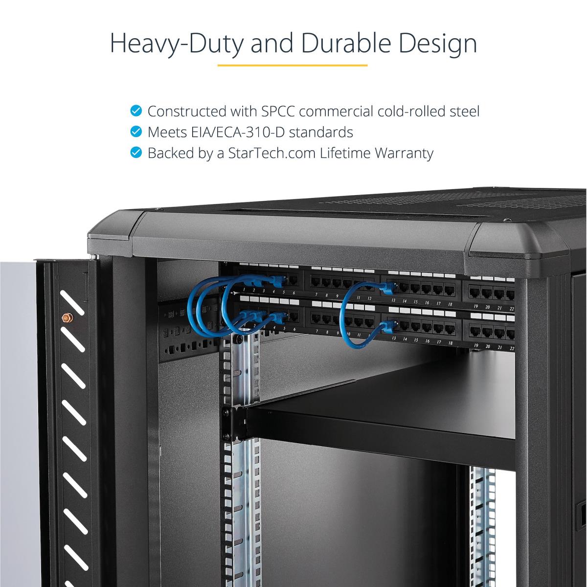 STARTECH.COM Server Rack Shelf1u 19in Adjustable Rack Mount Shelf      Uk