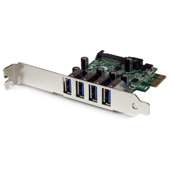 STARTECH.COM Card Adapter Pci-e 4 Port pci-e Super Speed USB3.0 Controller