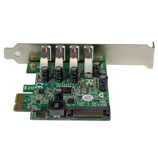 STARTECH.COM Card Adapter Pci-e 4 Port pci-e Super Speed USB3.0 Controller