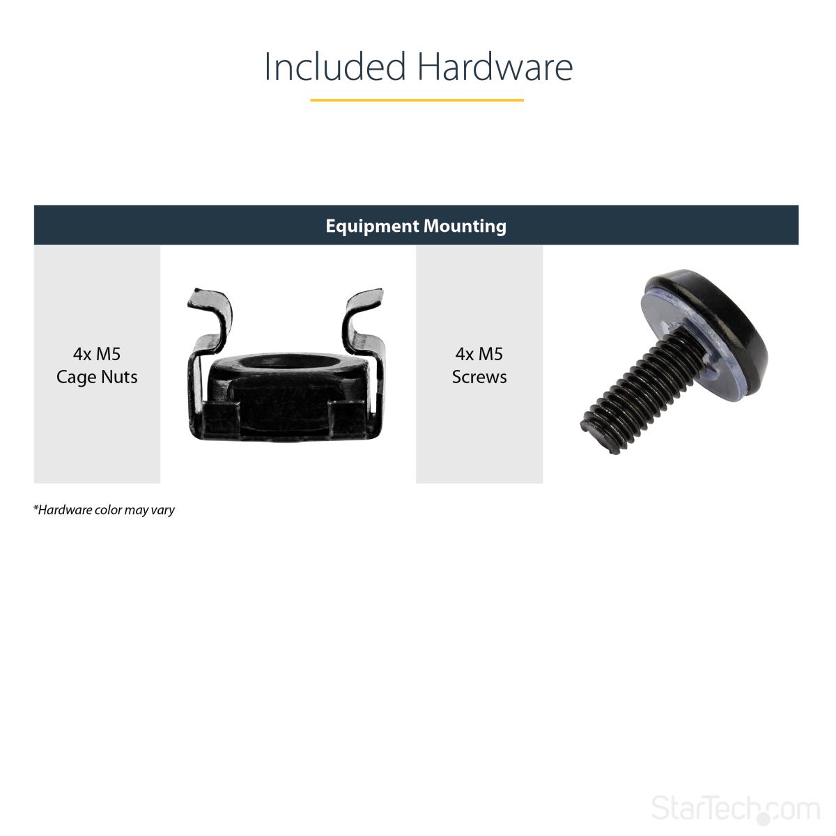 STARTECH.COM Fixed Server Rack Shelf2u 22in Cantilever Shelf 50lbs / 22kg