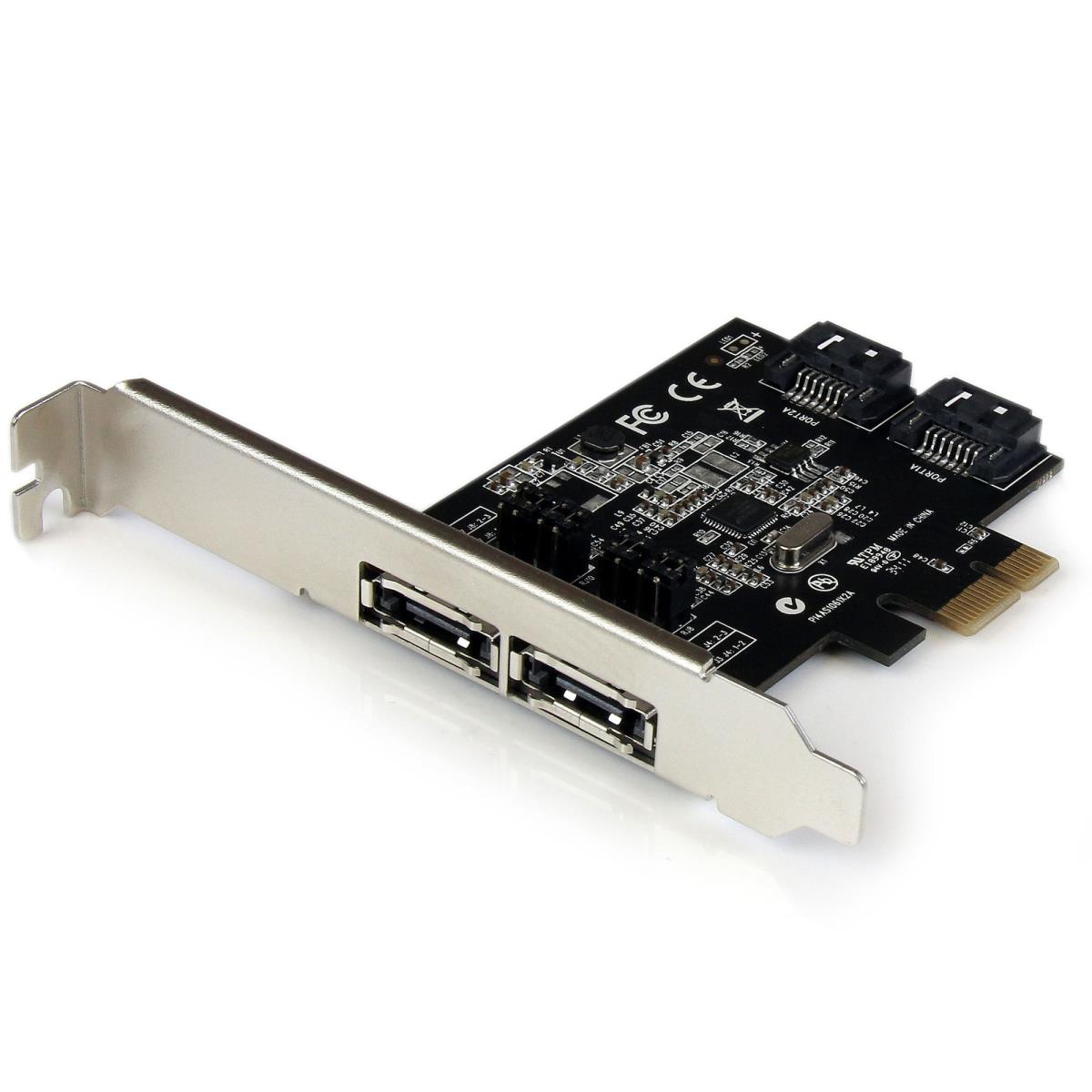 STARTECH.COM 2x Esata + 2x SATA III 6 Gbps P Express Controller Card