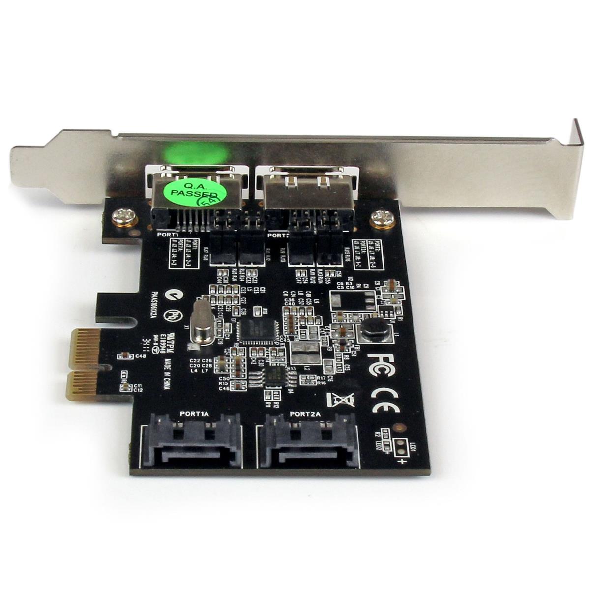 STARTECH.COM 2x Esata + 2x SATA III 6 Gbps P Express Controller Card