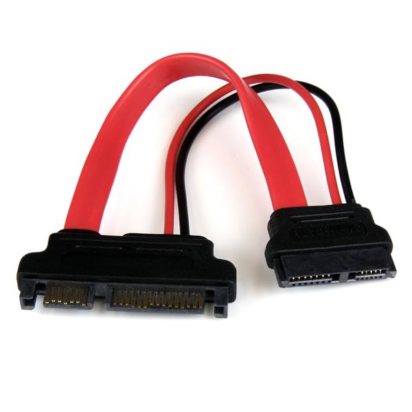STARTECH.COM Slimline SATA Female To SATA Adapter With Power 15cm