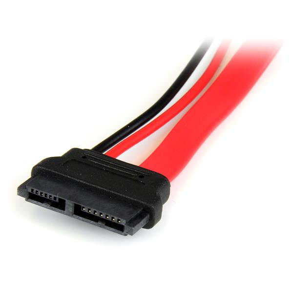 STARTECH.COM Slimline SATA Female To SATA Adapter With Power 15cm