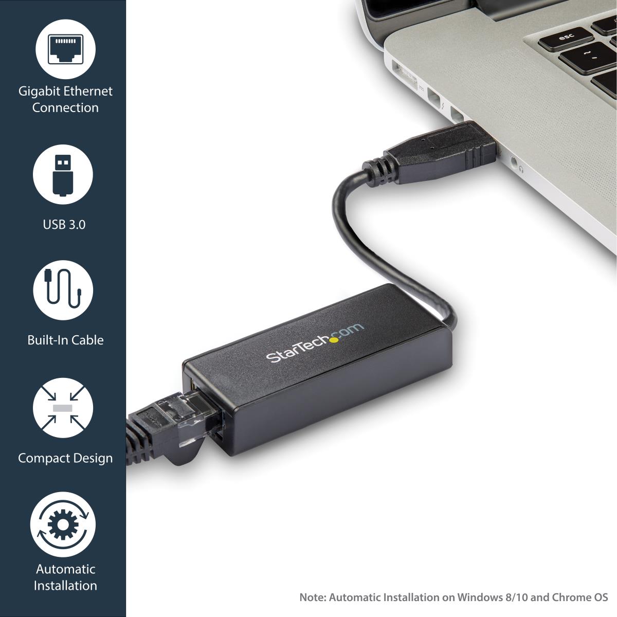 STARTECH.COM Network Adapter USB 3.0 To Gigabit Ethernet Nic